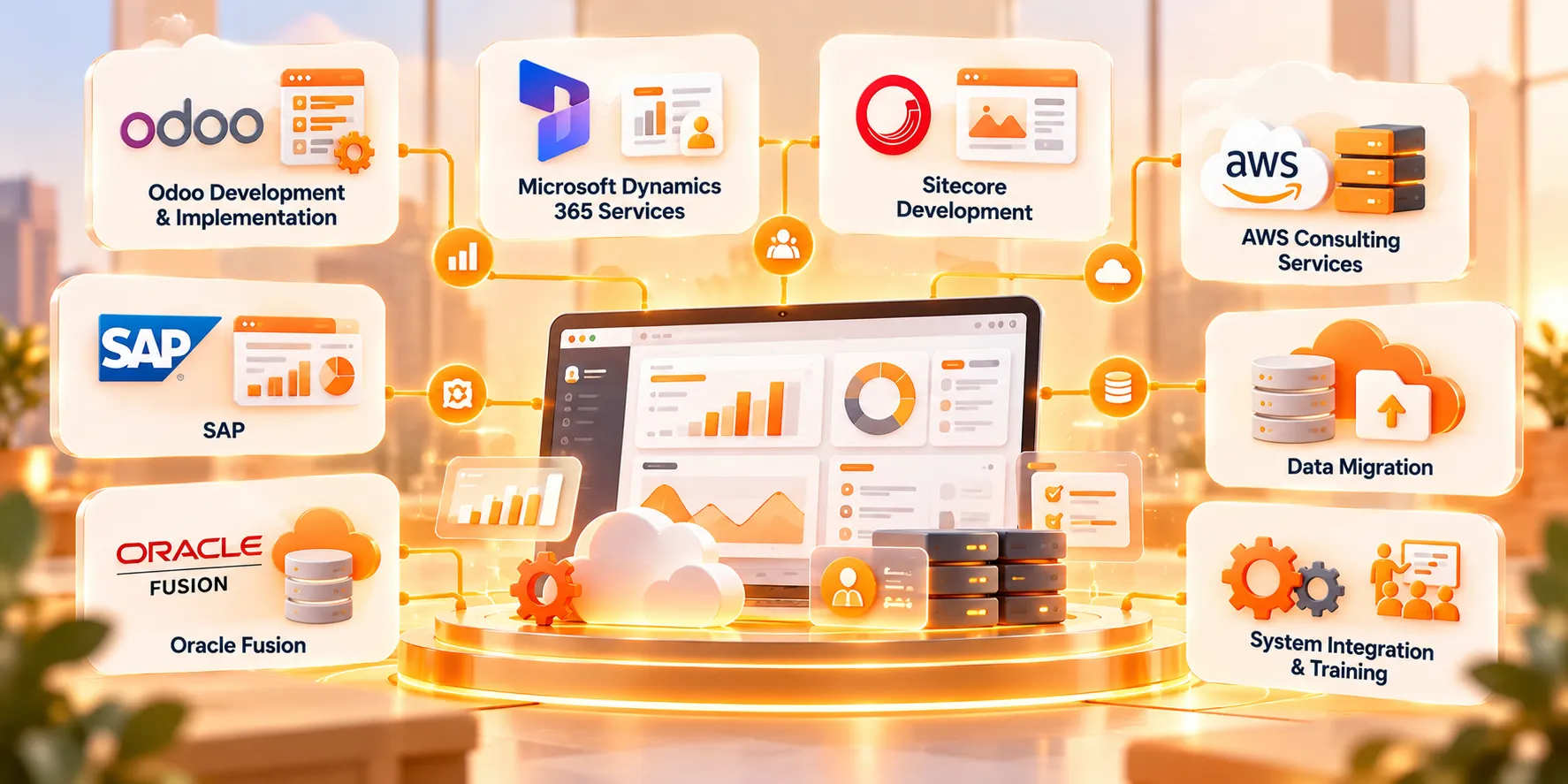 ERP, CRM and cloud platforms that run business-critical operations